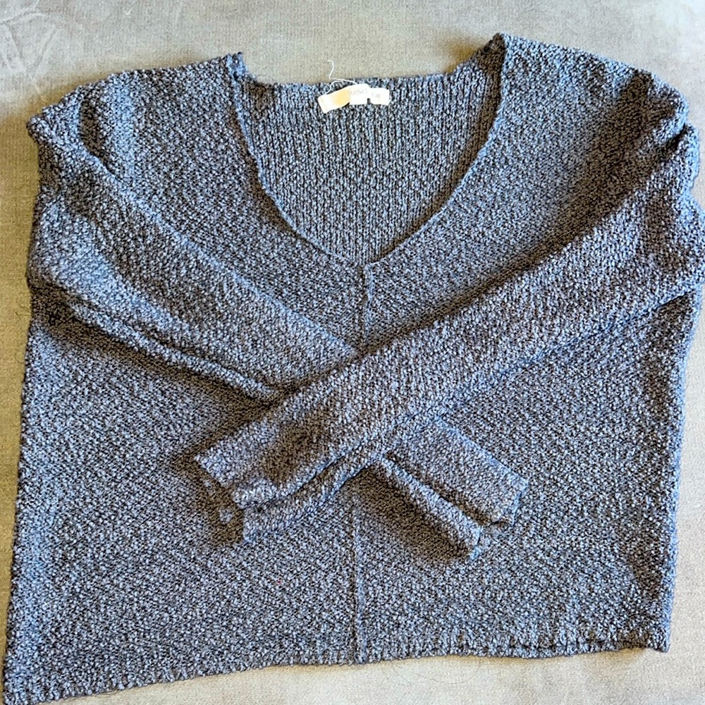 Grey fall sweater